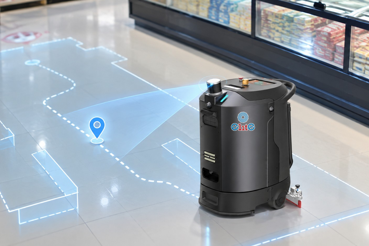 Robot chà sàn giúp doanh nghiệp tối ưu nhân lực và chi phí vệ sinh