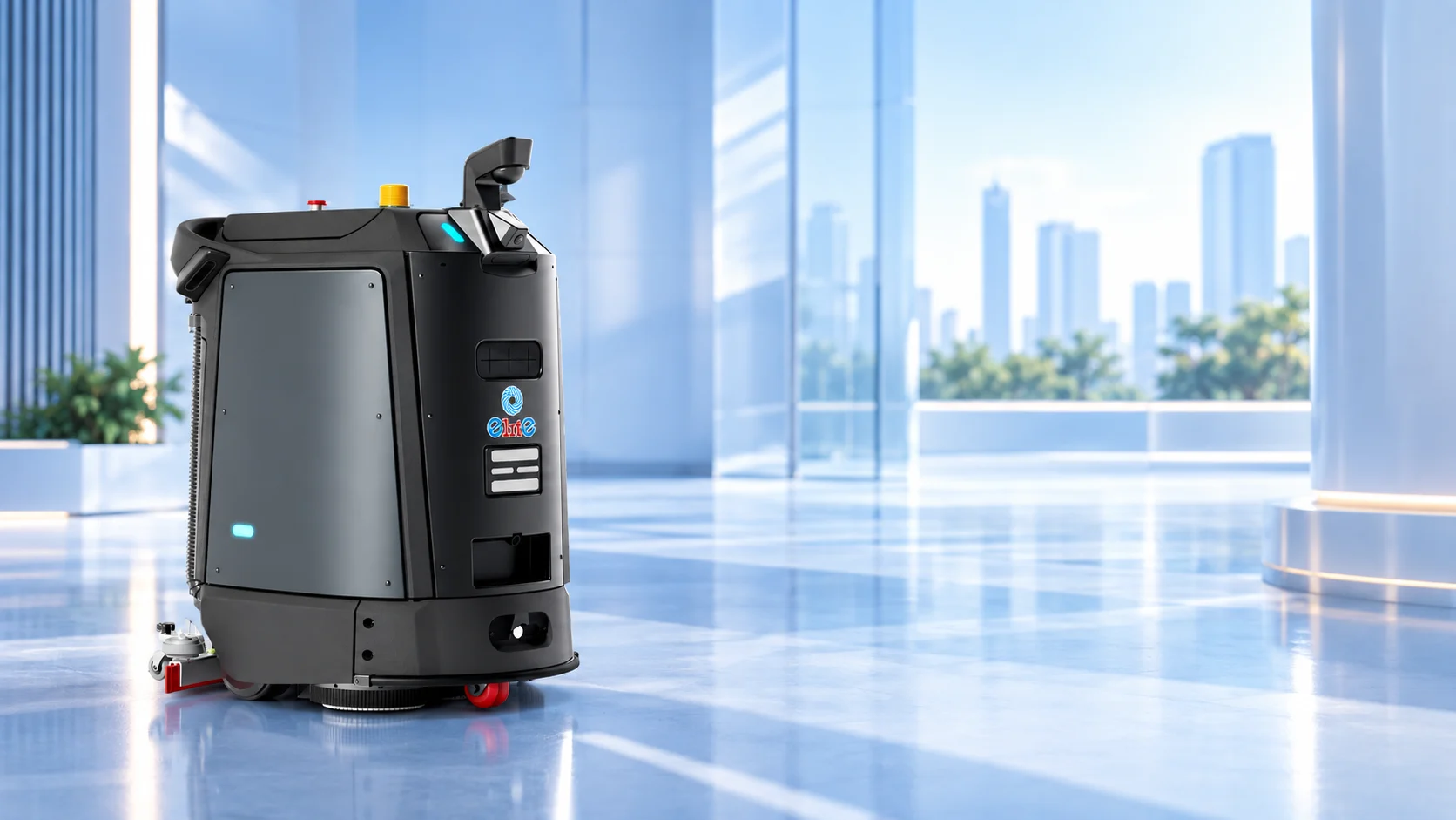 CenoBots L3 làm sạch trong nhà xưởng