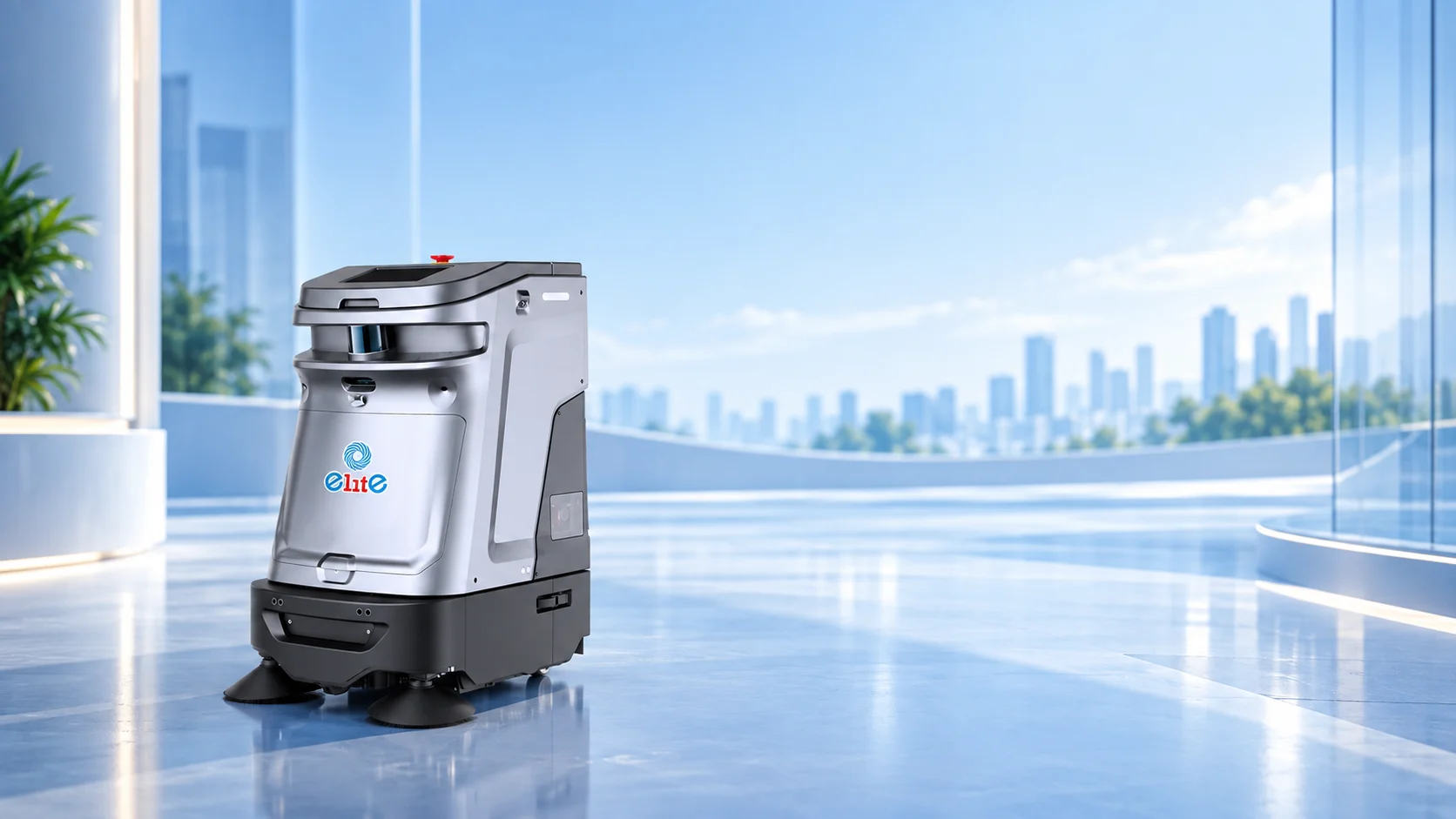 CenoBots SP50 làm sạch trong tòa nhà văn phòng